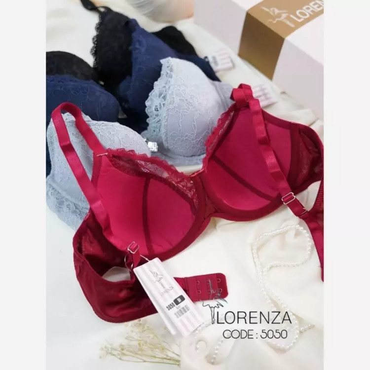 سوتین اسفنجی گیپور لایه دار لایه نازک فنردار لورنزاlorenza