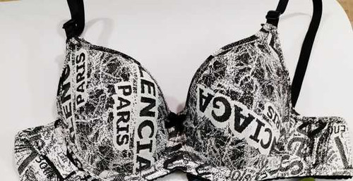 سوتین اسفنجی فنردار طرح روزنامه سویل